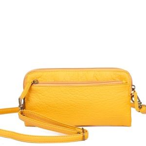 💛 NWT! Honey Mustard Wallet Crossbody Bag